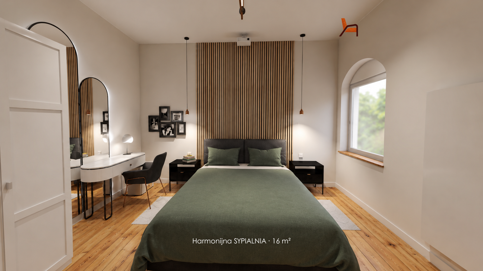 Elegancka sypialnia do domu